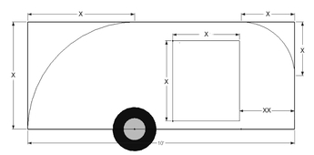 5x10 Teardrop Drawing