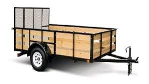 6' wide single axle trailer built from our trailer plans